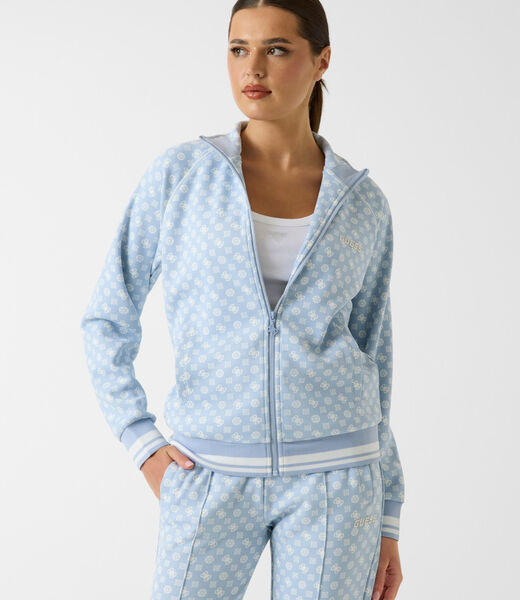 Full zip scuba sweatshirt&nbsp;