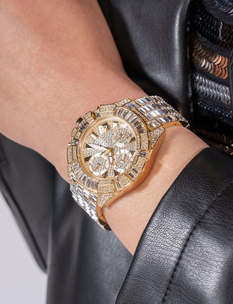 ساعة كريستالية متعددة الوظائف