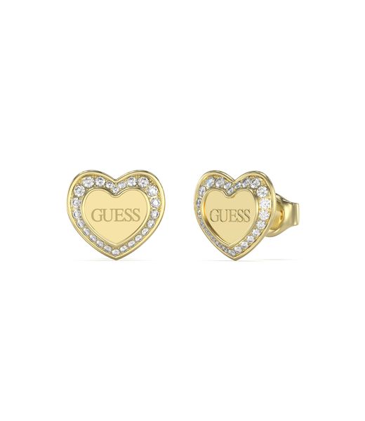 12MM CRYSTALS HEART STUDS