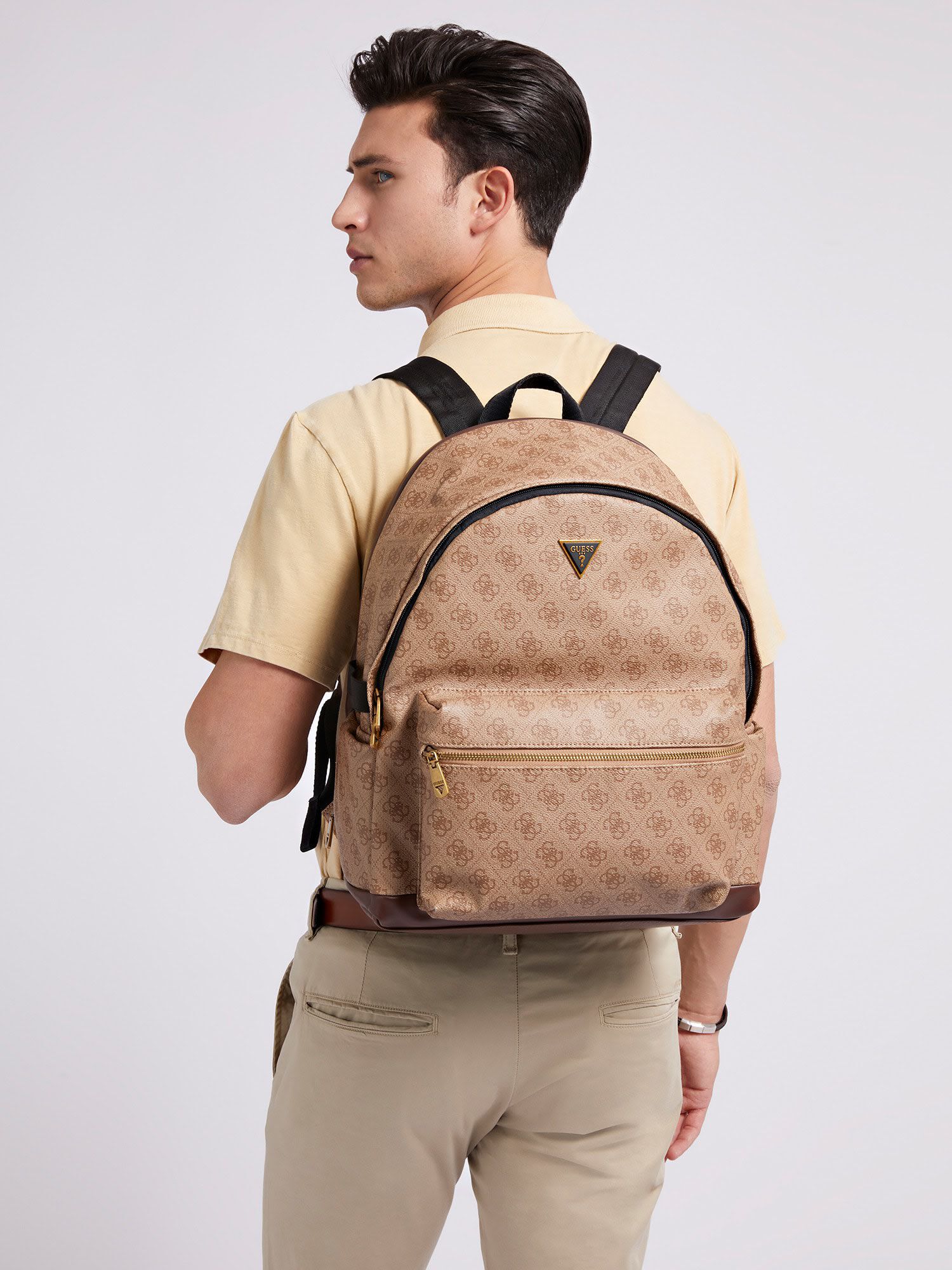 Shop GUESS Online Vezzola 4G Logo Backpack