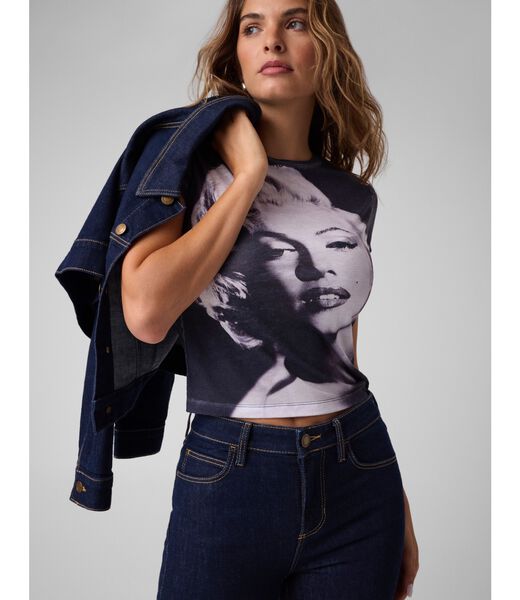جيس printed marilyn t shirt