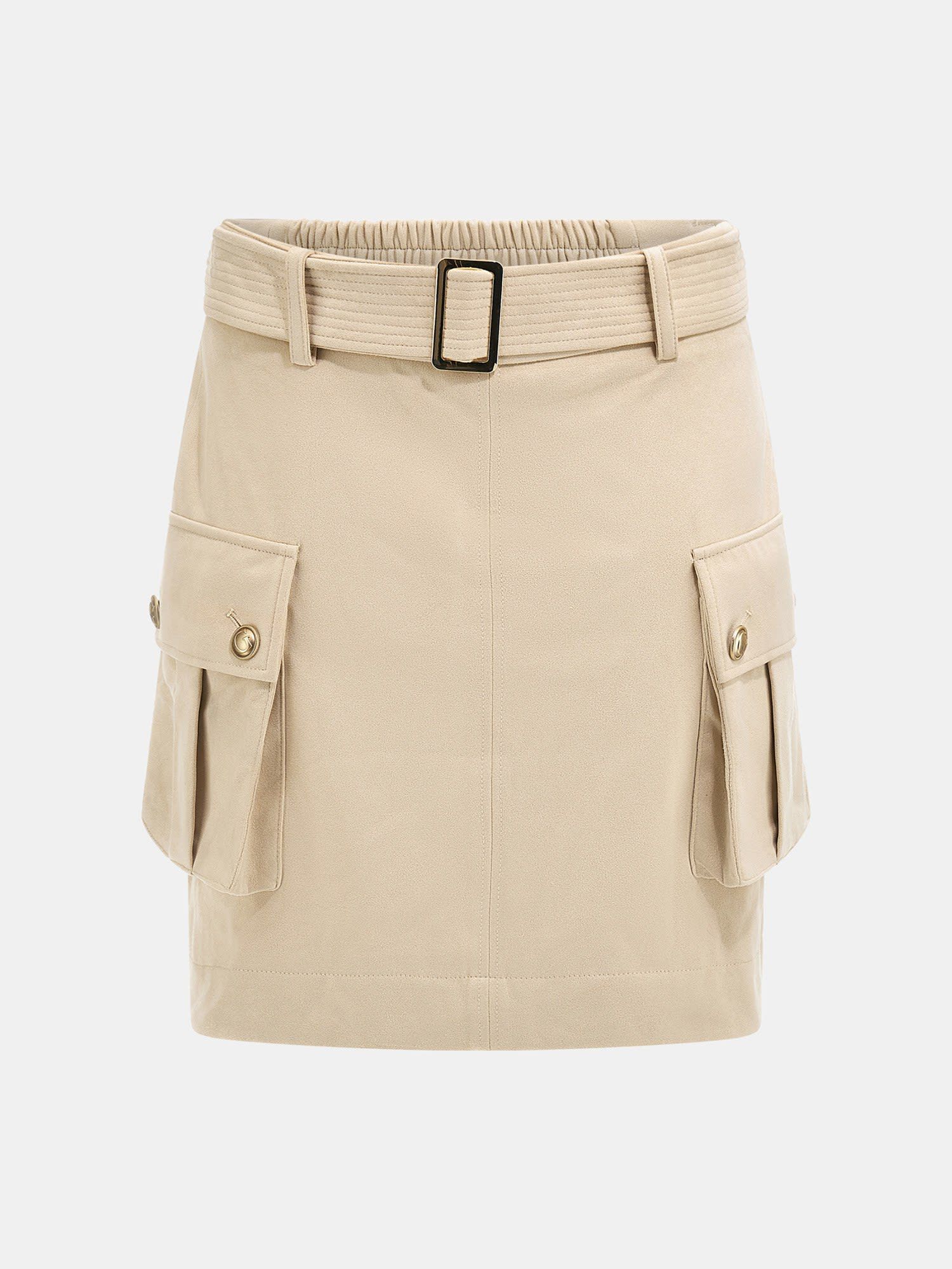 Suede mini skirt 9mm top
