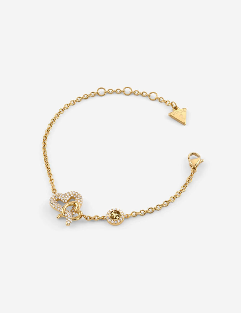 16mm pave hearts bracelet