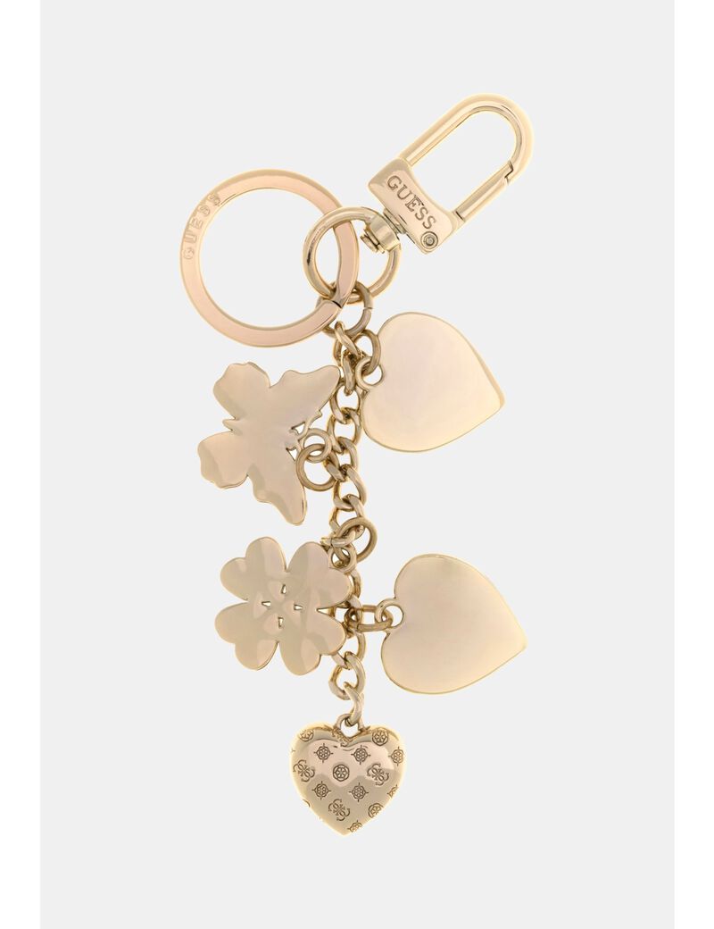 guess rhinestones keychain