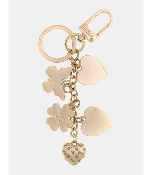guess rhinestones keychain