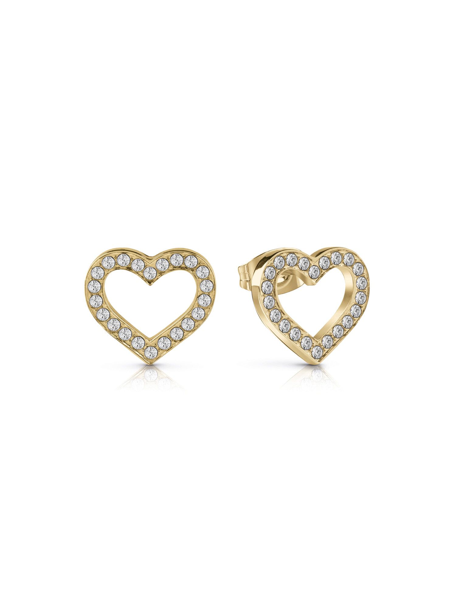 Guess outlet earrings heart