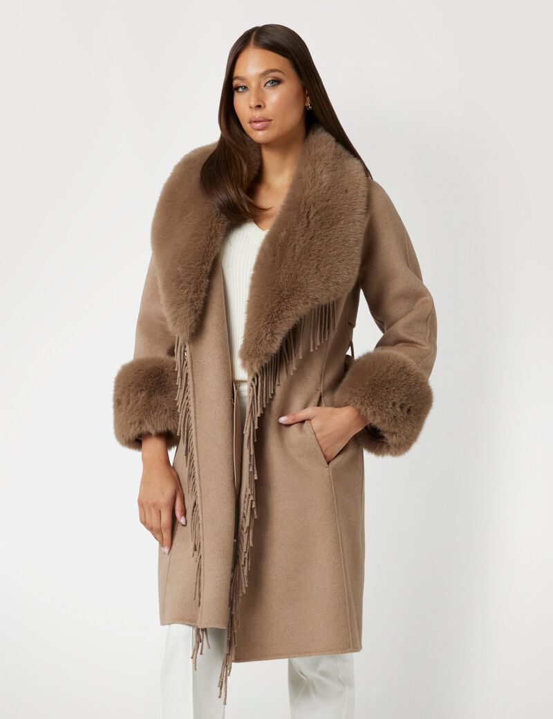 Marciano wool blend coat