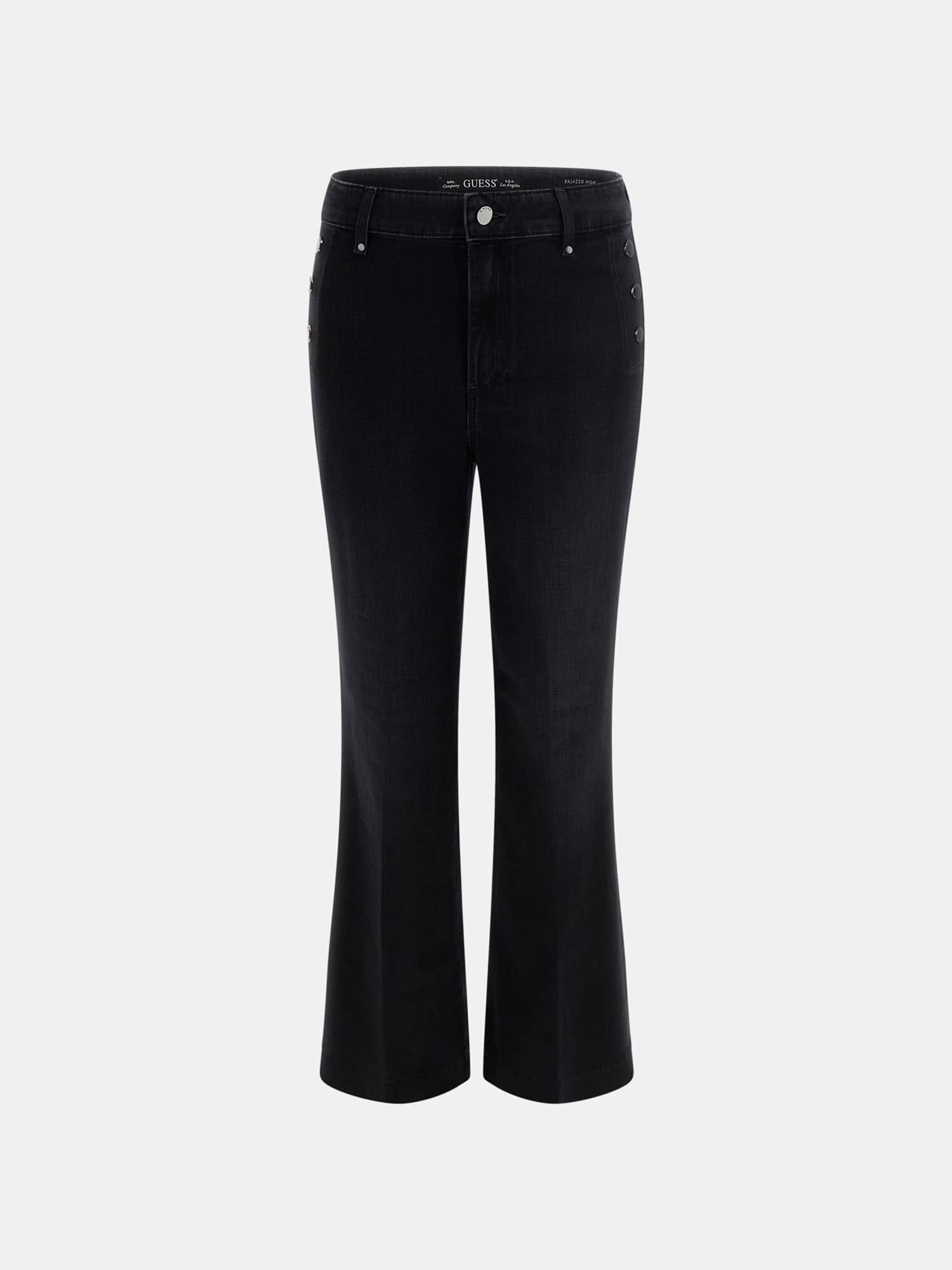 Guess black pants top