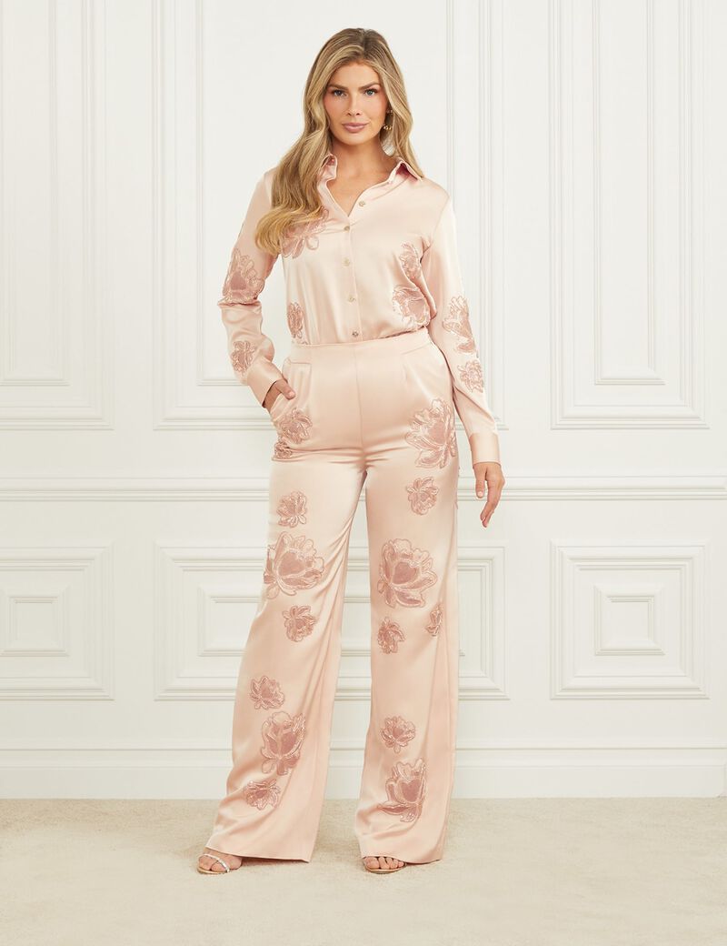 Marciano sequins embroidery pant