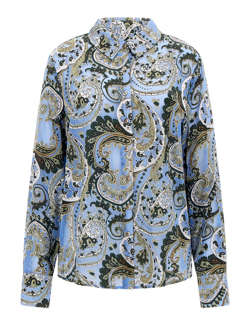 Oversized paisley shirt
