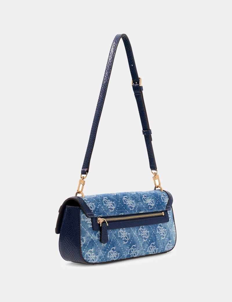 Dovie Denim Shoulder  Bag