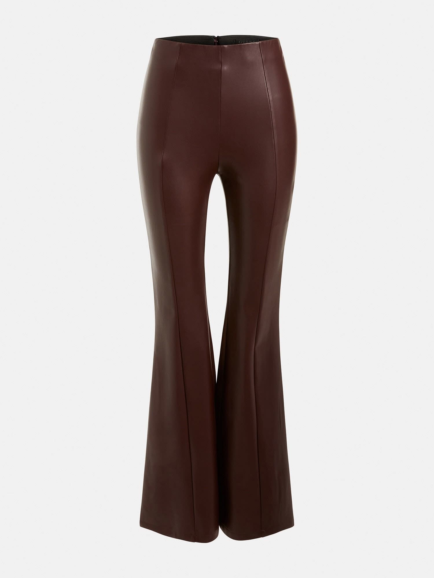 Shop GUESS Online Faux Leather Flare Pant
