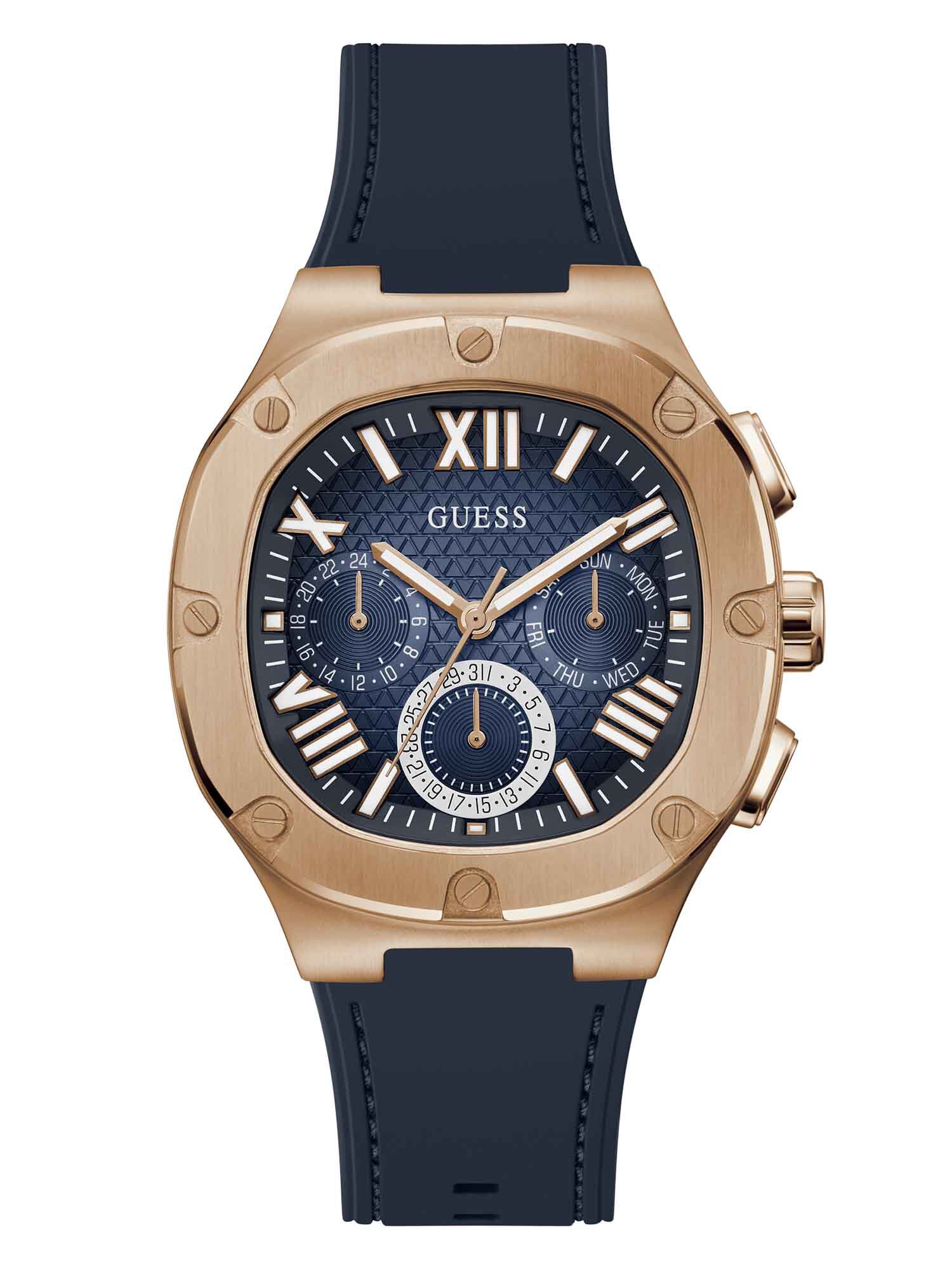 Guess blue dial multifunction men's watch w1049g2 cheap