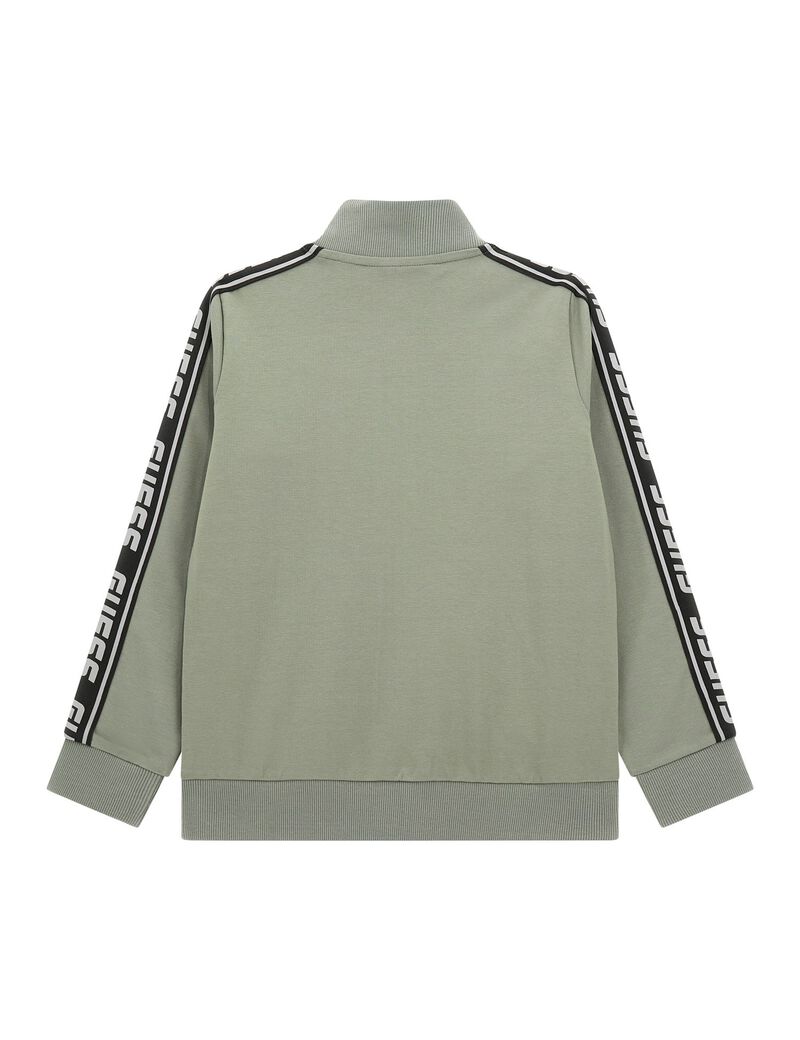 Zip fastening sweatshirt