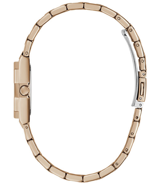 Ladies Rose Gold Tone Round Analog Watch