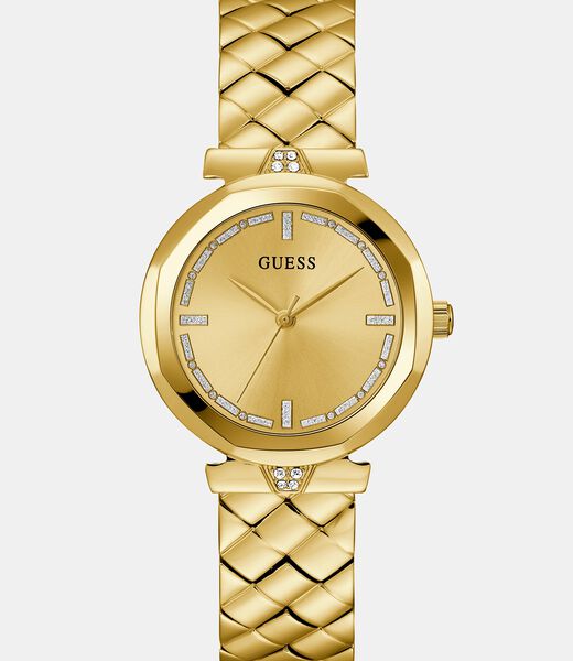Analogue watch with crystal appliqu&eacute;