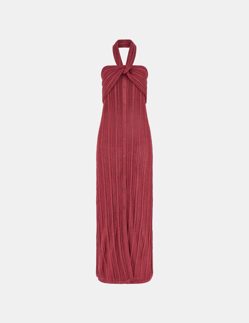 Marciano long rib-knit dress