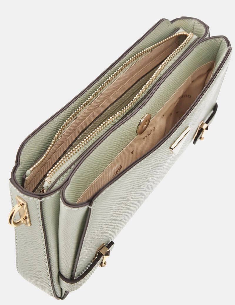 Rosalba Saffiano Mini Crossbody Bag