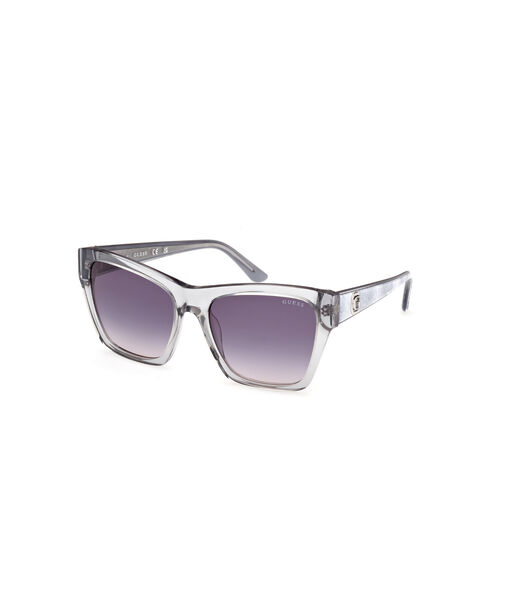 Square gradient grey smoke sunglasses