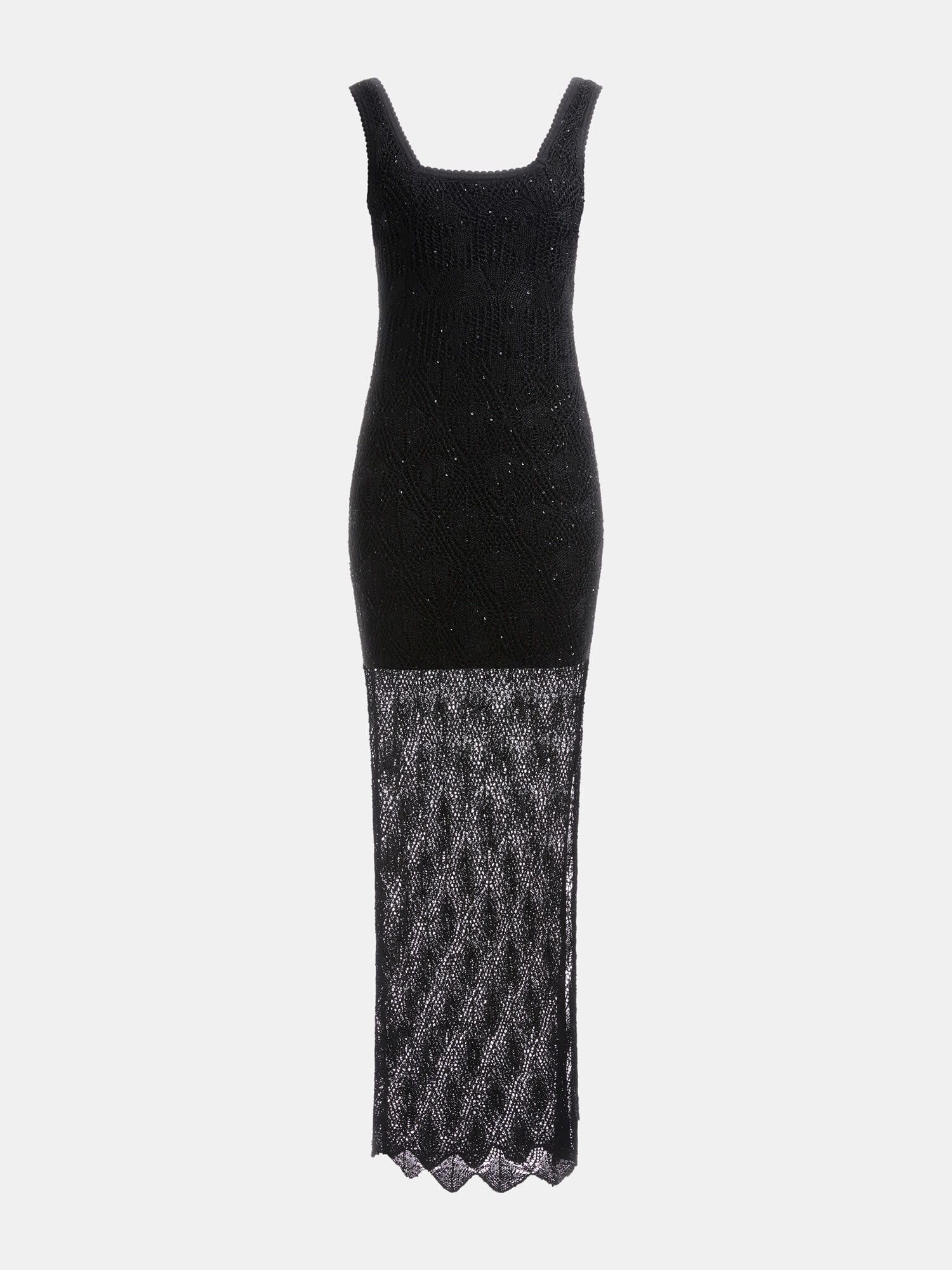 Micro Sequins Long Dress