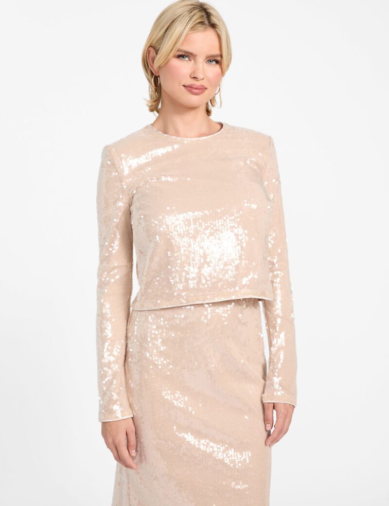 guess sequins top