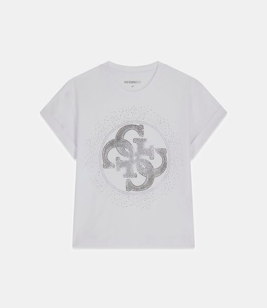 Rhinestones logo t-shirt