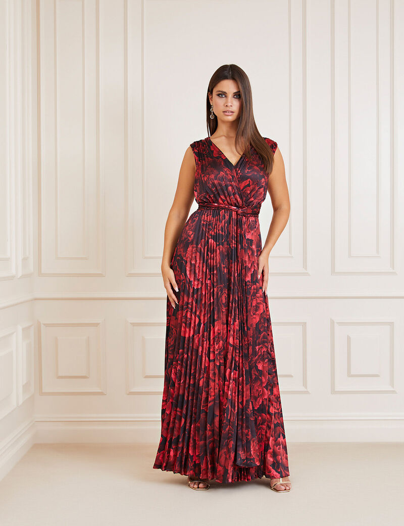 Marciano All Over Print Long Dress