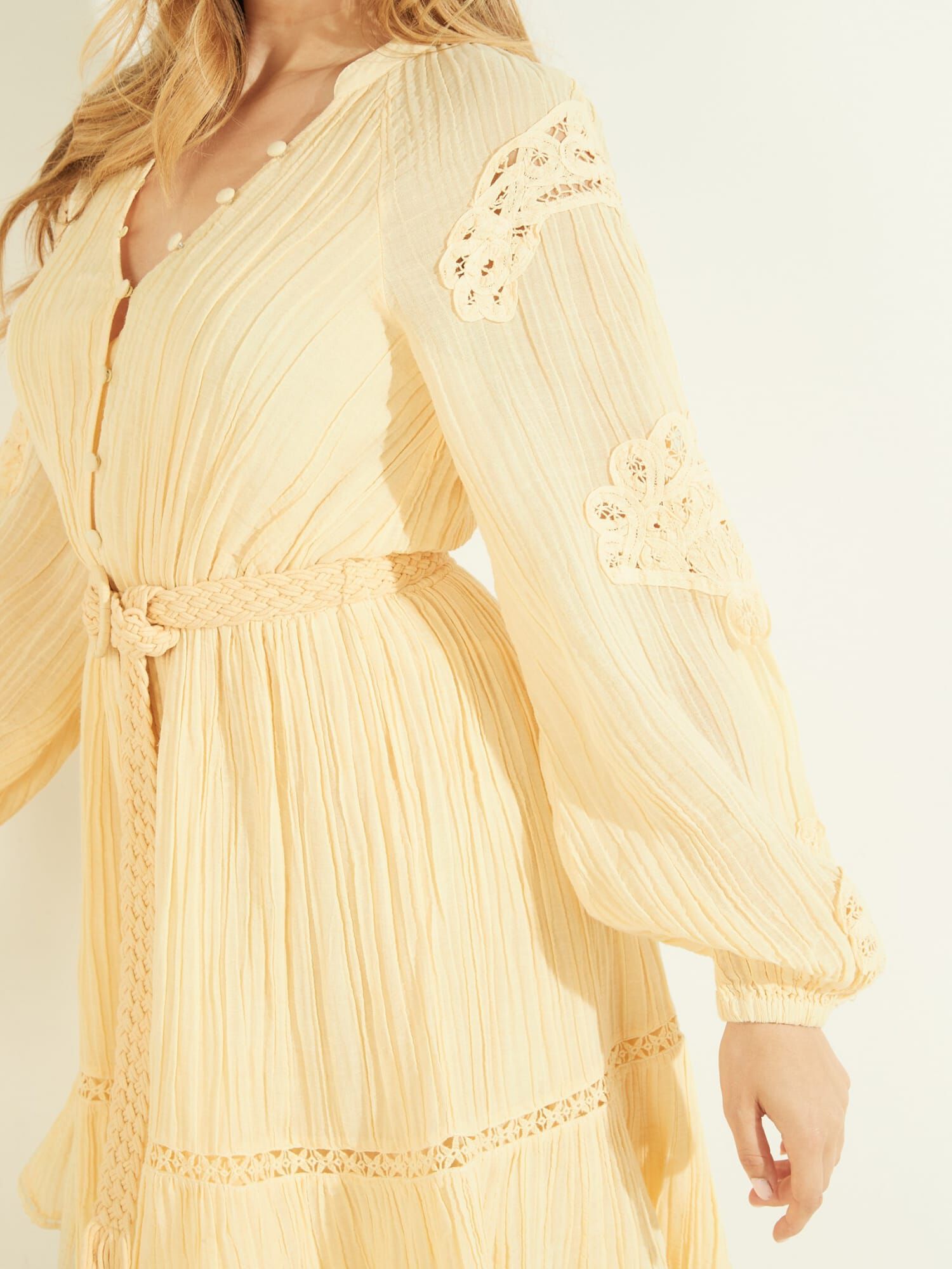 Embroidered sundress top