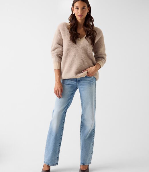 Oversized fuzzy sweater