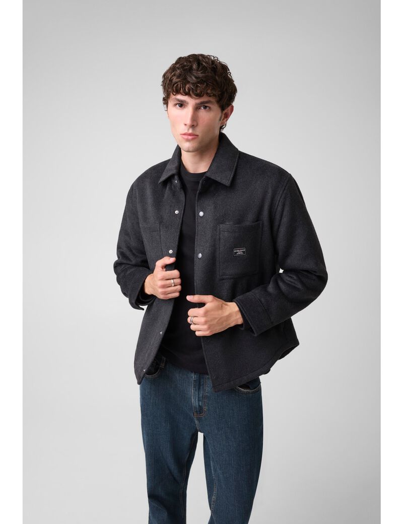 جيس padded wool jacket
