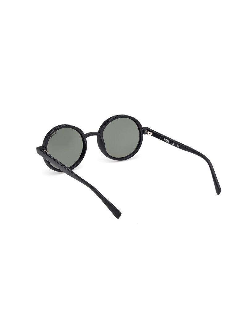 Round full rim sunglasses