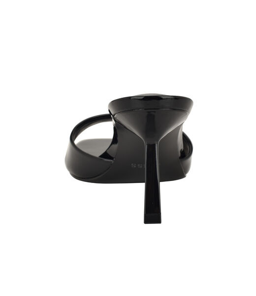 Carisse Pointed Open Toe Heeled Mule Sandal