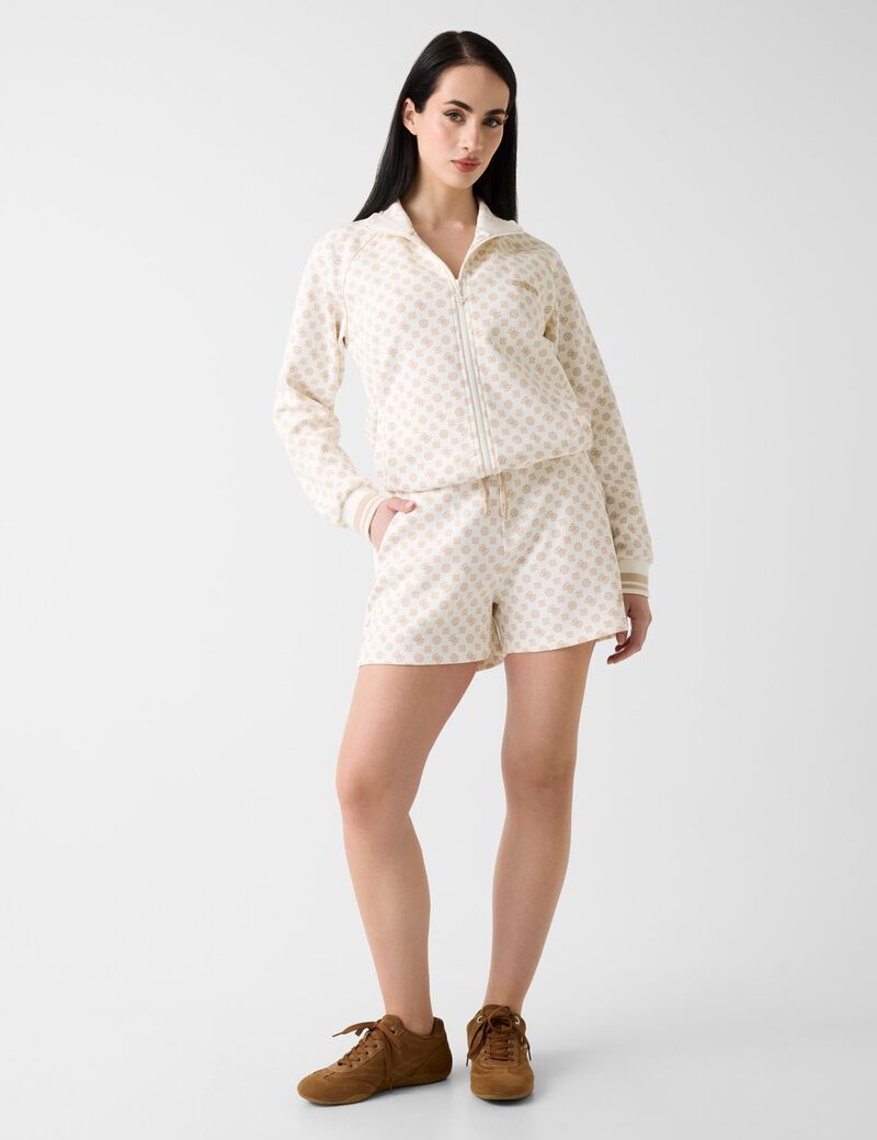 Full zip scuba sweatshirt