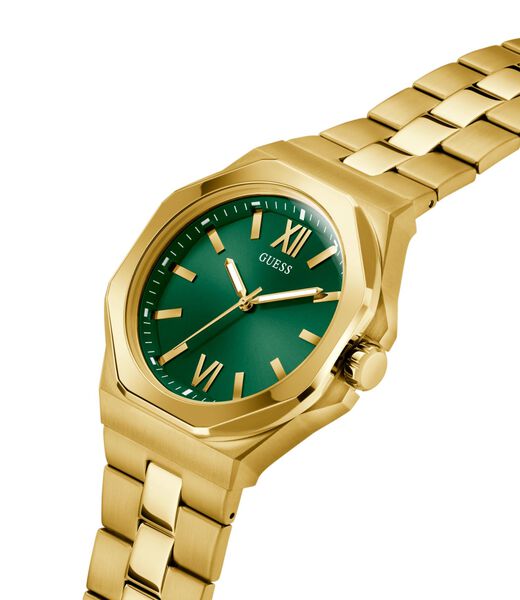 Mens Gold Tone Analog Watch