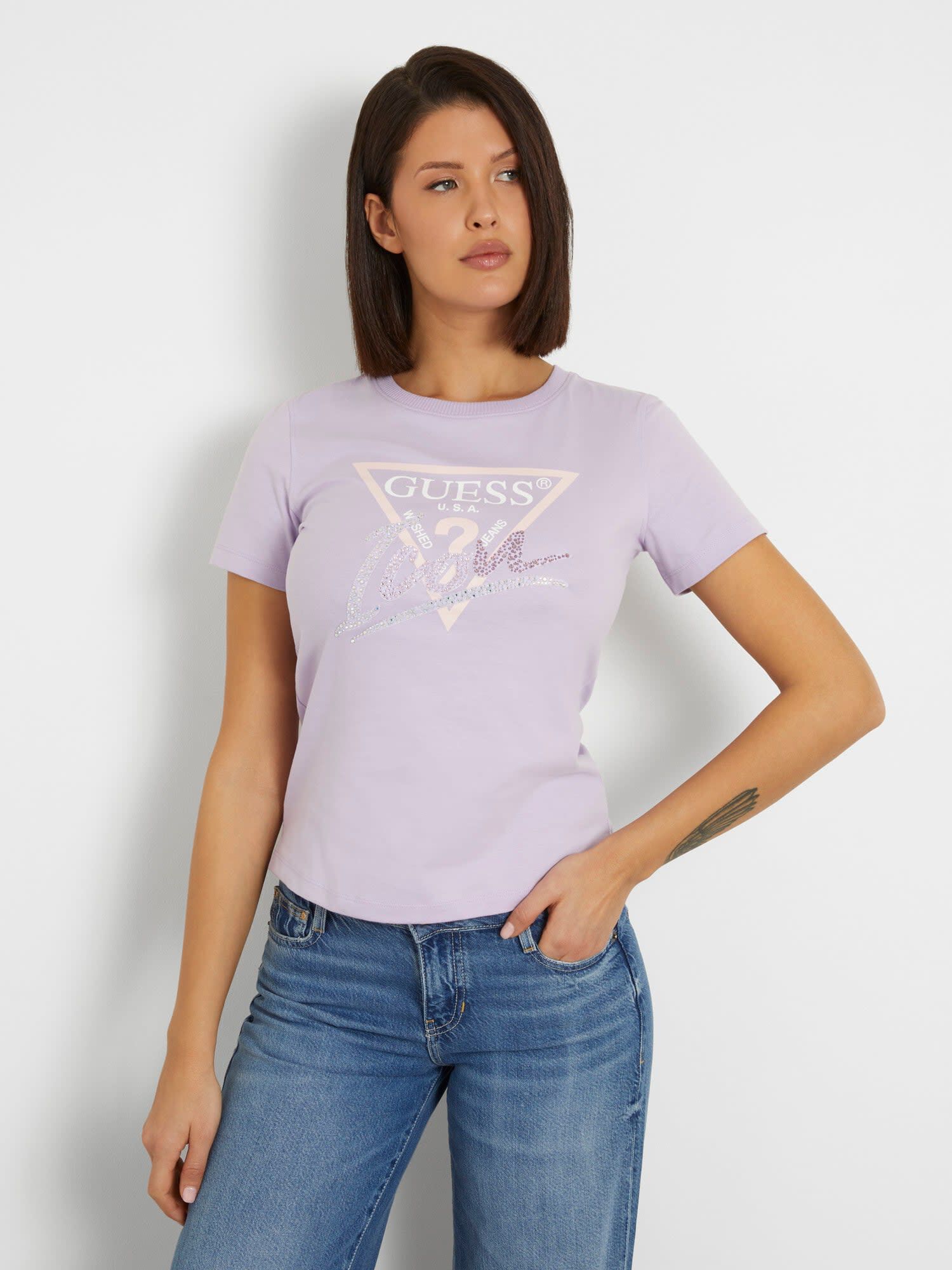 Guess icon tee cheap