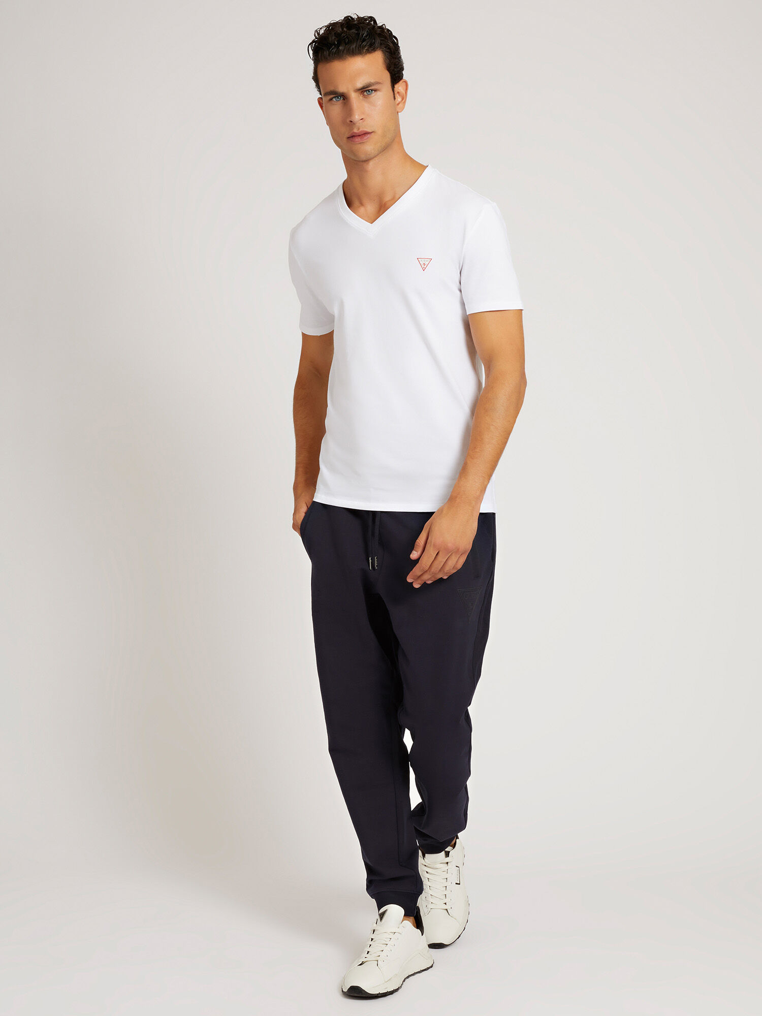 Shop GUESS Online V Neck T Shirt