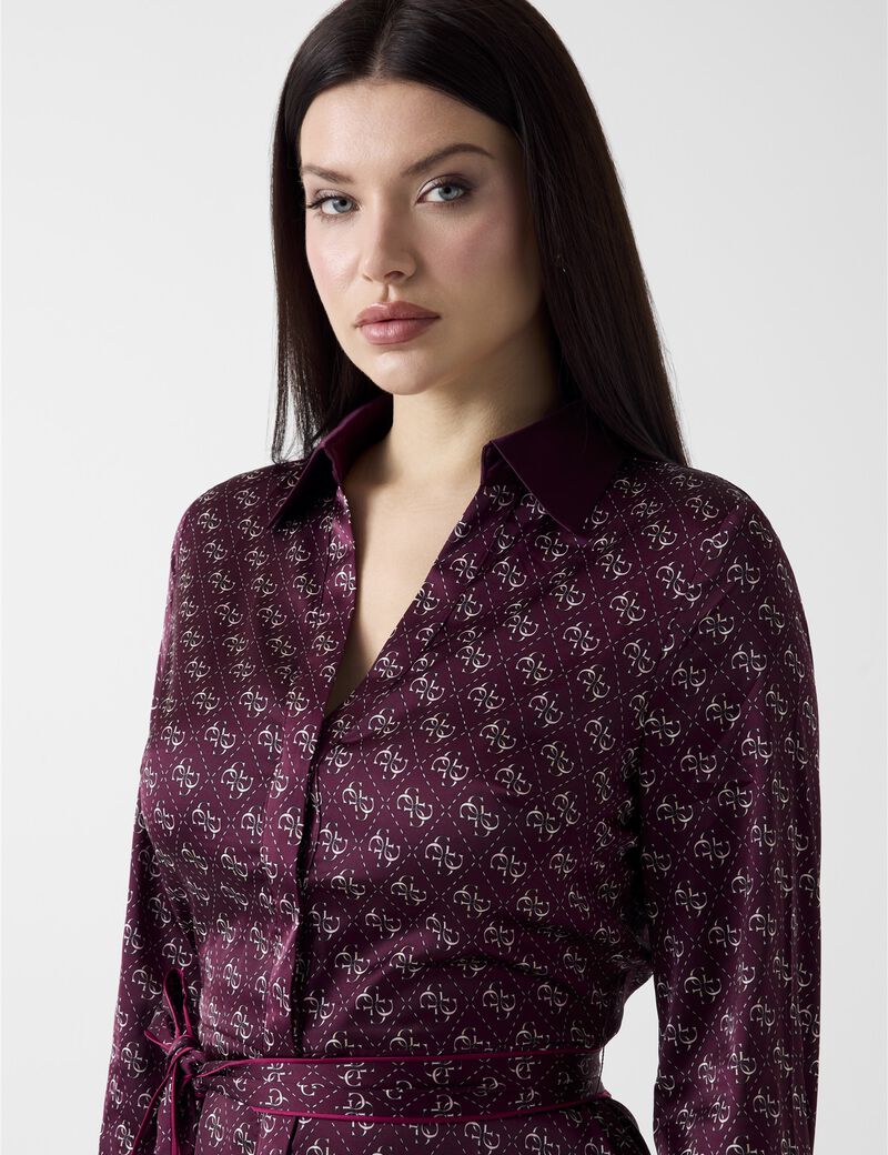 Blerta long sleeve chemisier dress