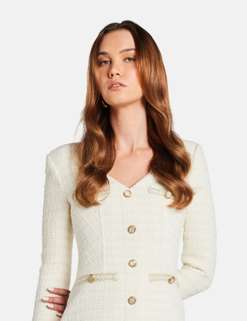 Marciano wool-blend mini dress