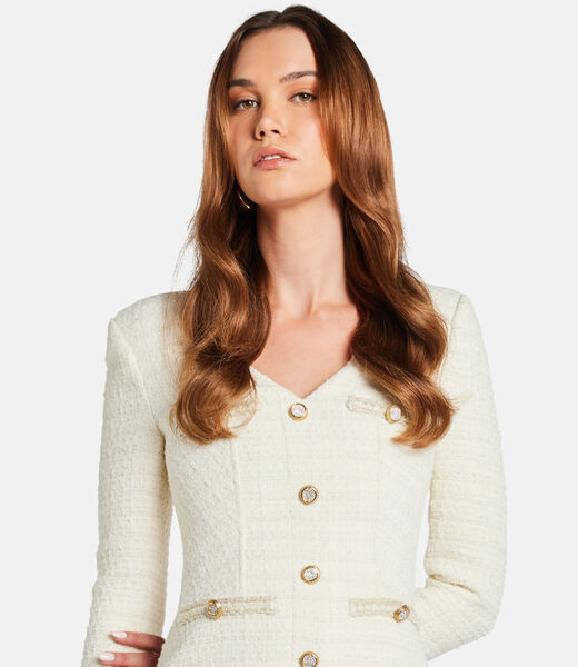 Marciano wool-blend mini dress