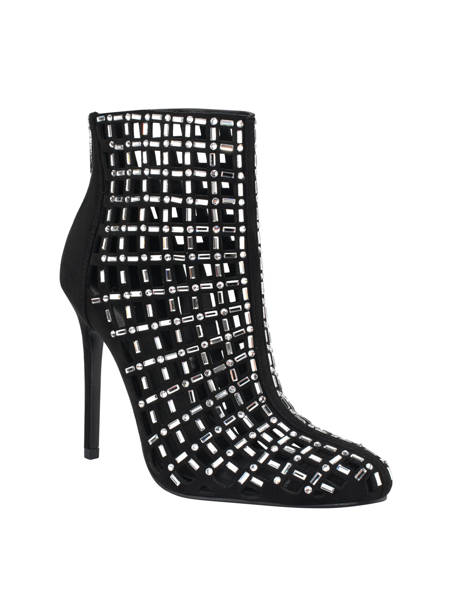 Rhine Stone Mesh Boots