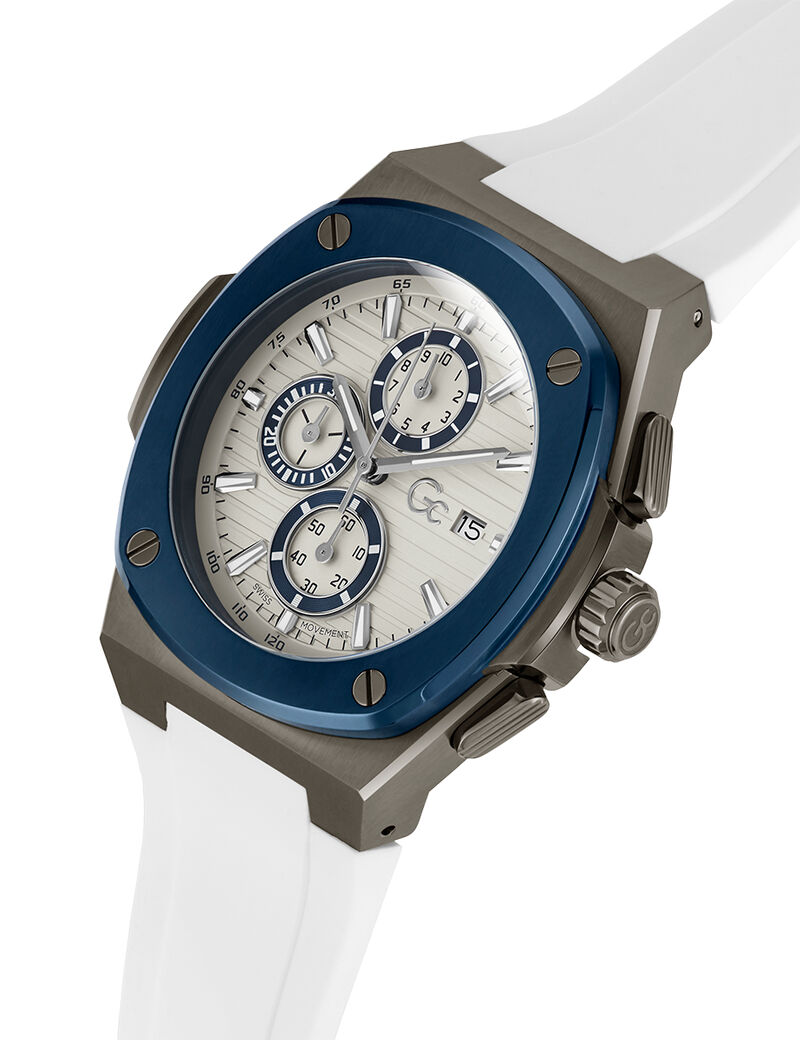 Gc Coussin Shape Chrono Silicone