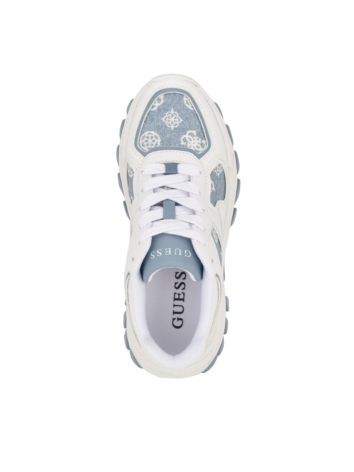 Guess blue sneakers clearance