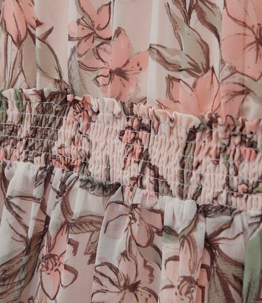 Chiffon long sleeve dress