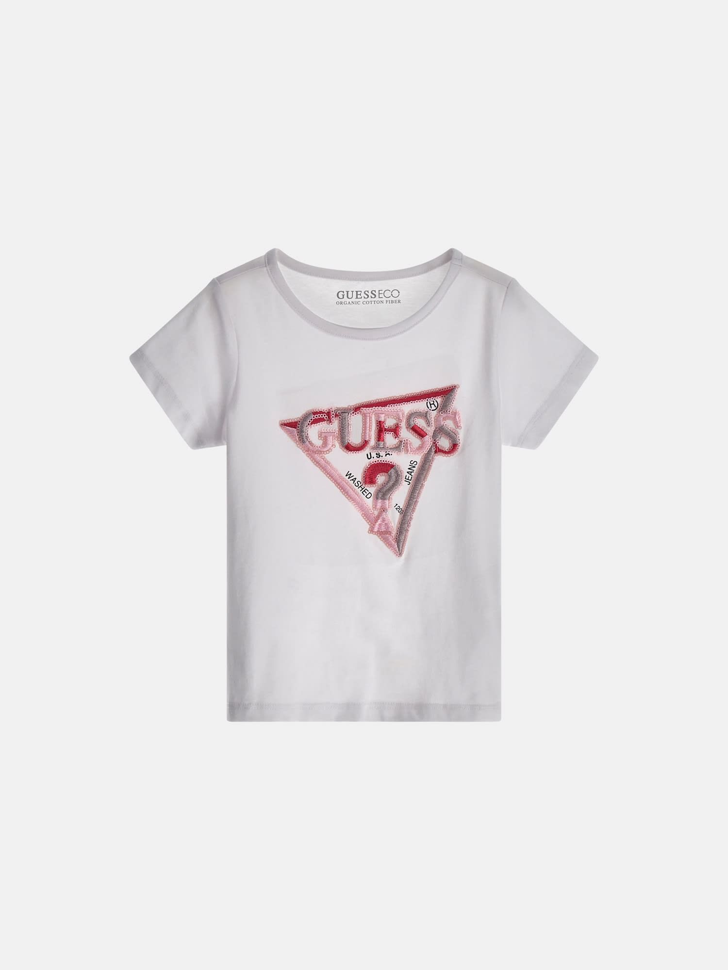 Shop GUESS Online Front Triangle Logo T Shirt