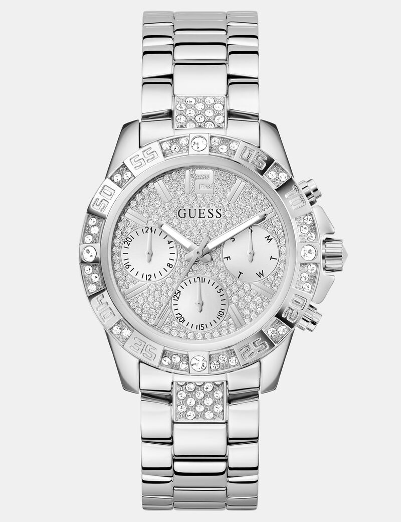 Ladies Silver Tone Multi-function Watch