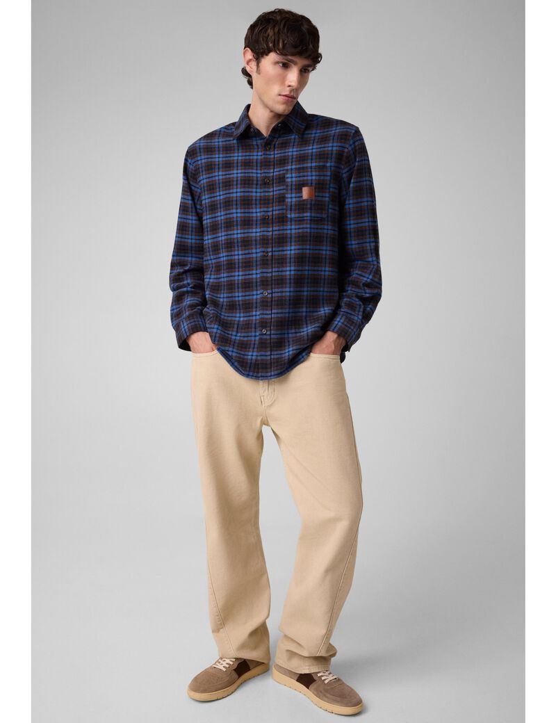 جيس regular fit flannel shirt