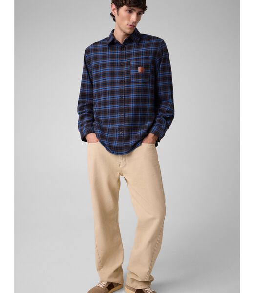 جيس regular fit flannel shirt