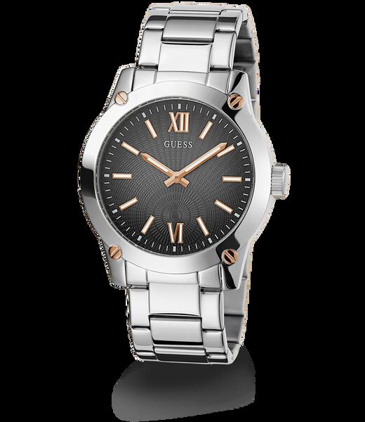 Mens Silver Tone Analog Watch