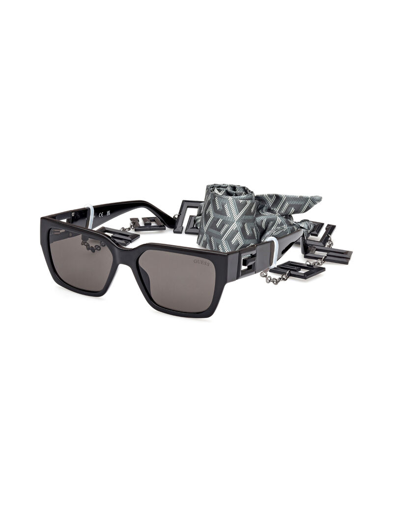 Square plastic sunglasses