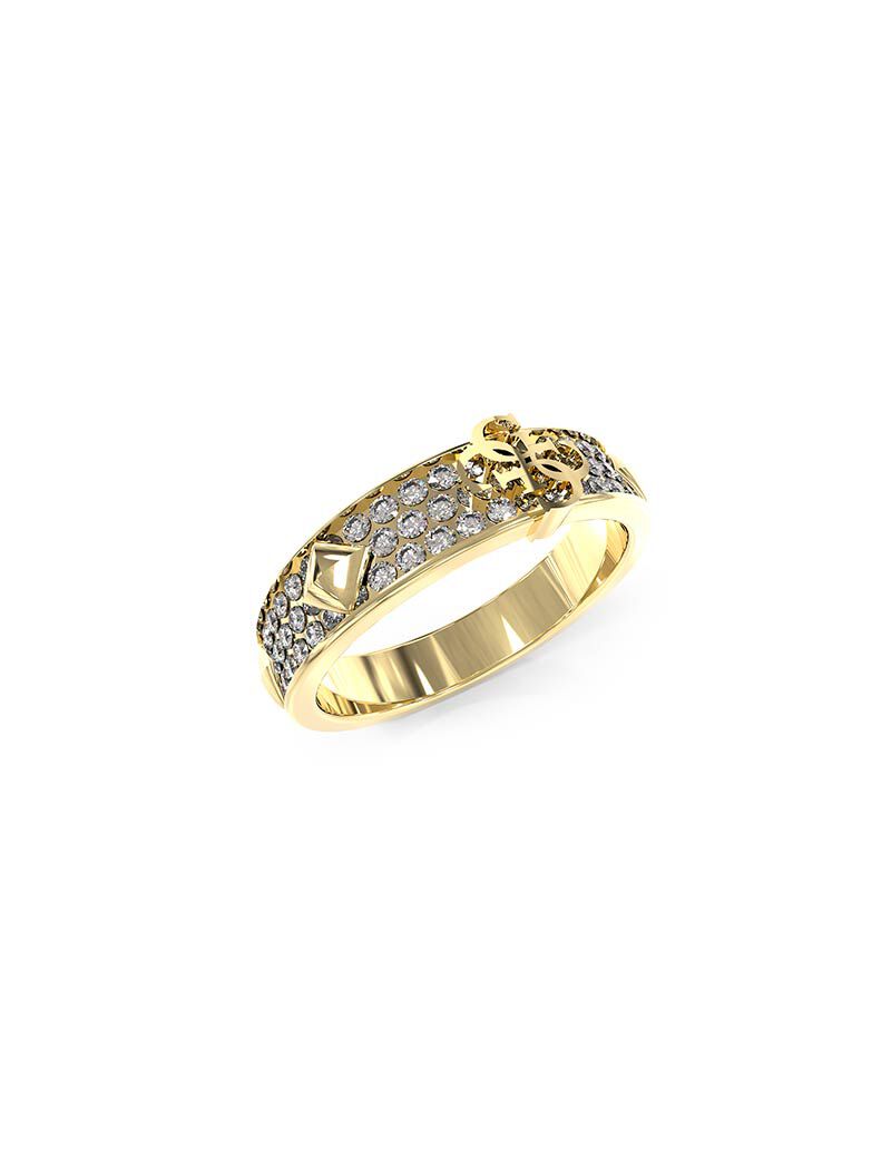 6mm 4G Pave Sone Size Sizeds Ring